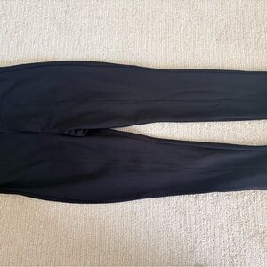 GAP black zip front leggings.